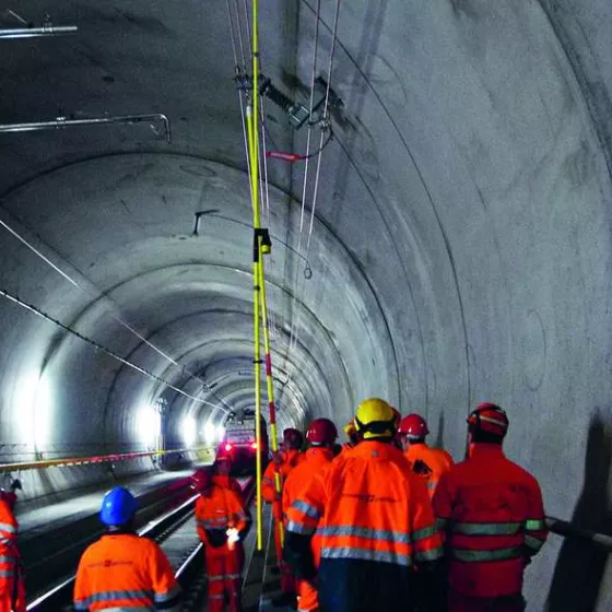 Innovative Erdungstechnik für den Rekord-Basistunnel