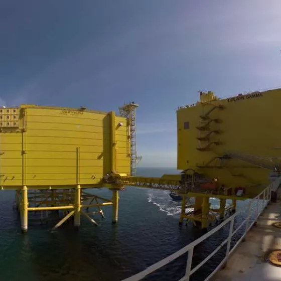 Offshore-Plattformen DolWin alpha und gamma