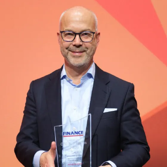 Johannes Linden named CFO of the year